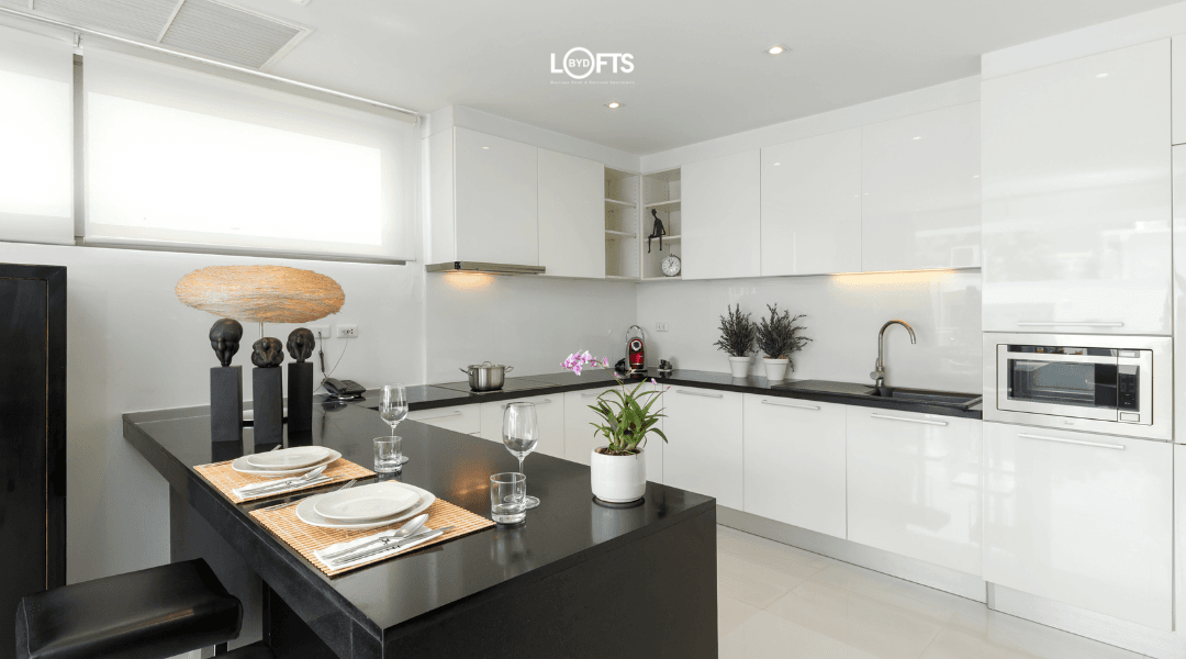 Kithcen von Serviced Apartment